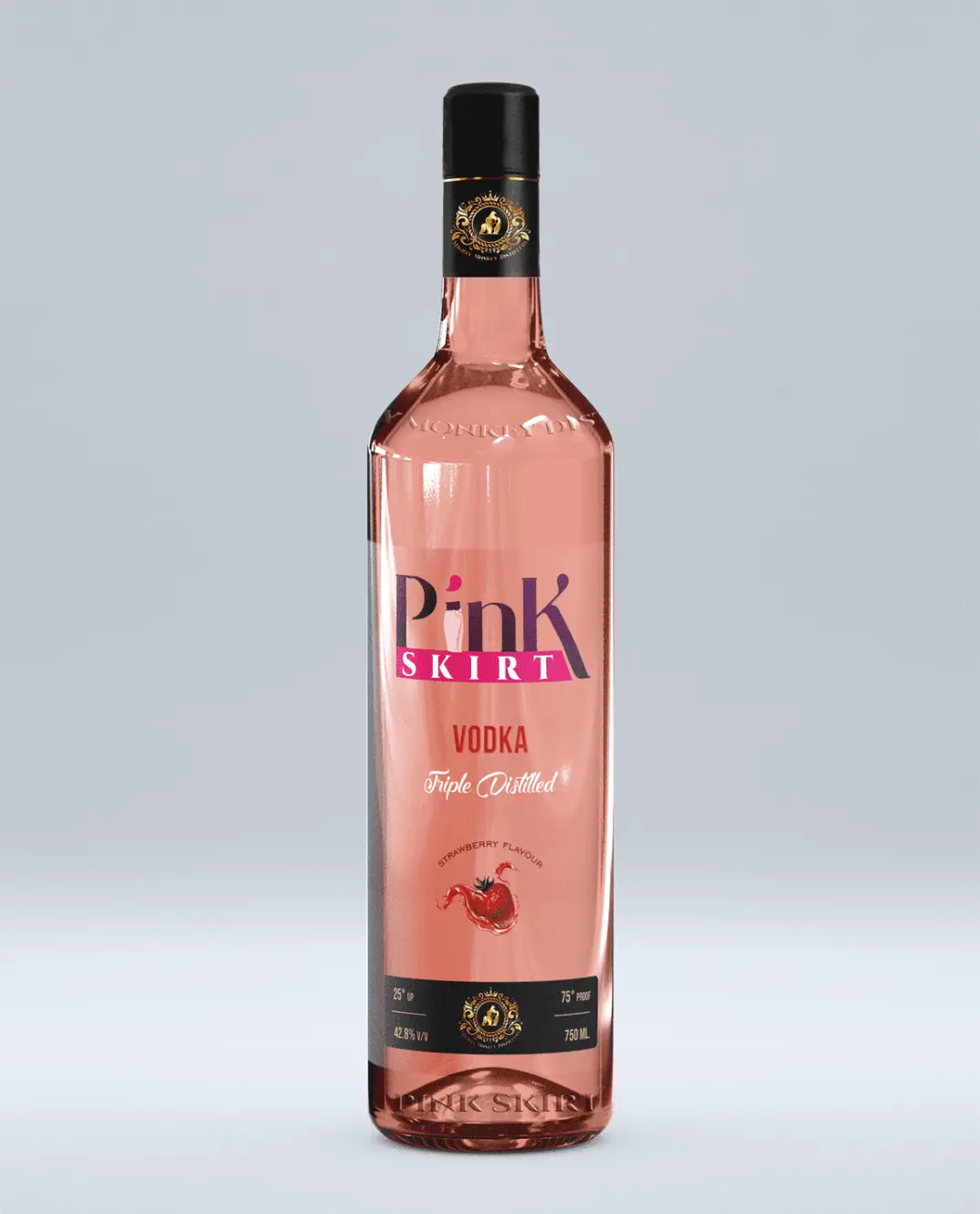 Pink Skirt Vodka Triple Distilled